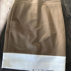 J Crew size 4 wool blend pencil skirt